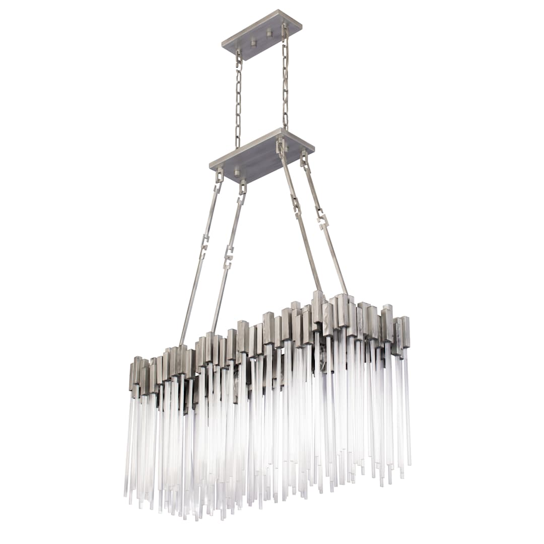 Matrix 6 Light 37" Wide Linear Chandelier