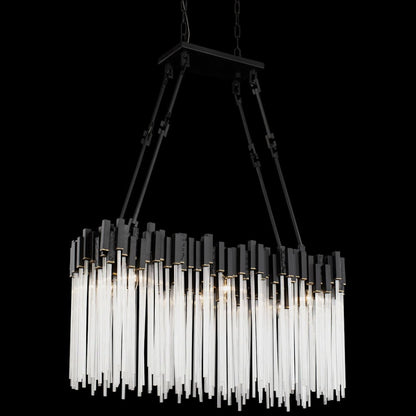 Matrix 6 Light 37" Wide Linear Chandelier