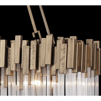 Matrix 6 Light 37" Wide Linear Chandelier