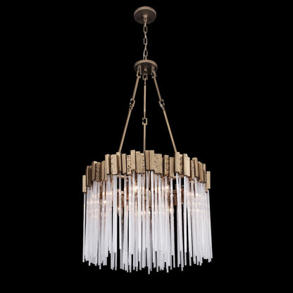 Matrix 9 Light 25" Wide Ring Chandelier