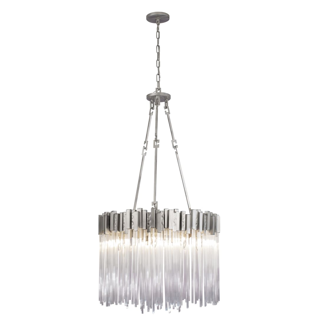 Matrix 9 Light 25" Wide Ring Chandelier