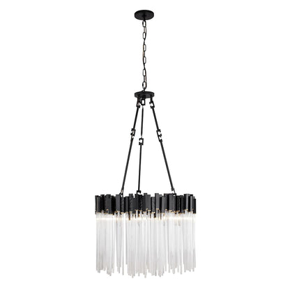 Matrix 9 Light 25" Wide Ring Chandelier