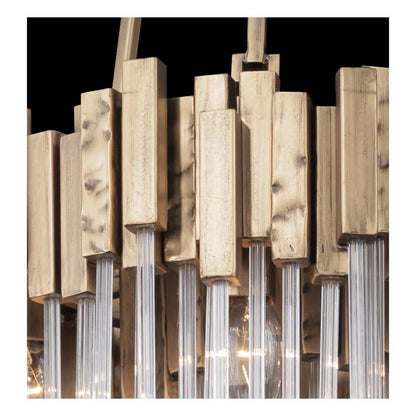 Matrix 9 Light 25" Wide Ring Chandelier