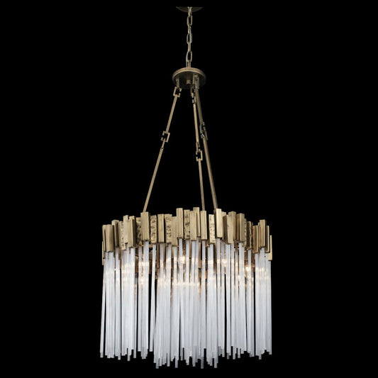 Matrix 9 Light 25" Wide Ring Chandelier
