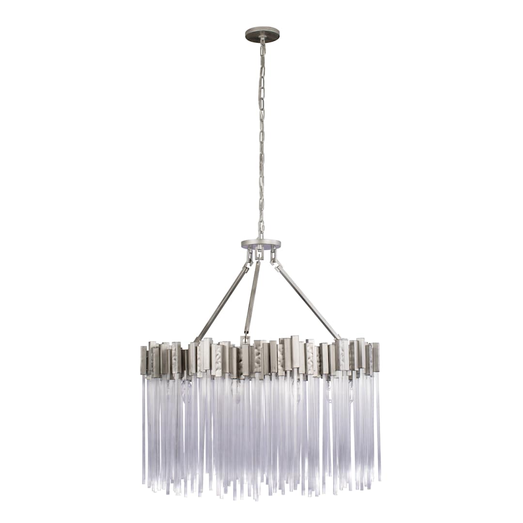 Matrix 10 Light 30" Wide Ring Chandelier
