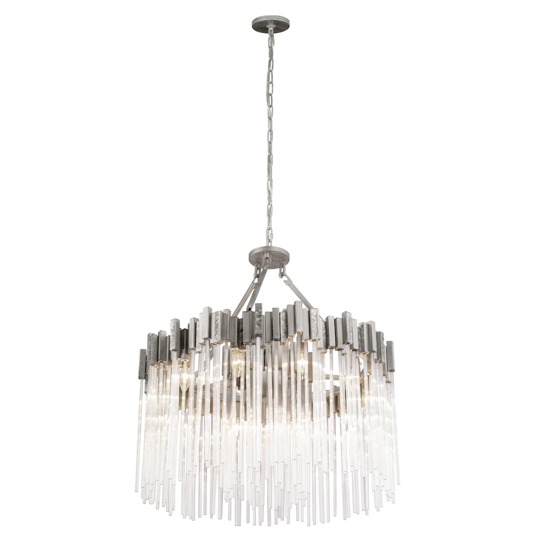 Matrix 10 Light 30" Wide Ring Chandelier