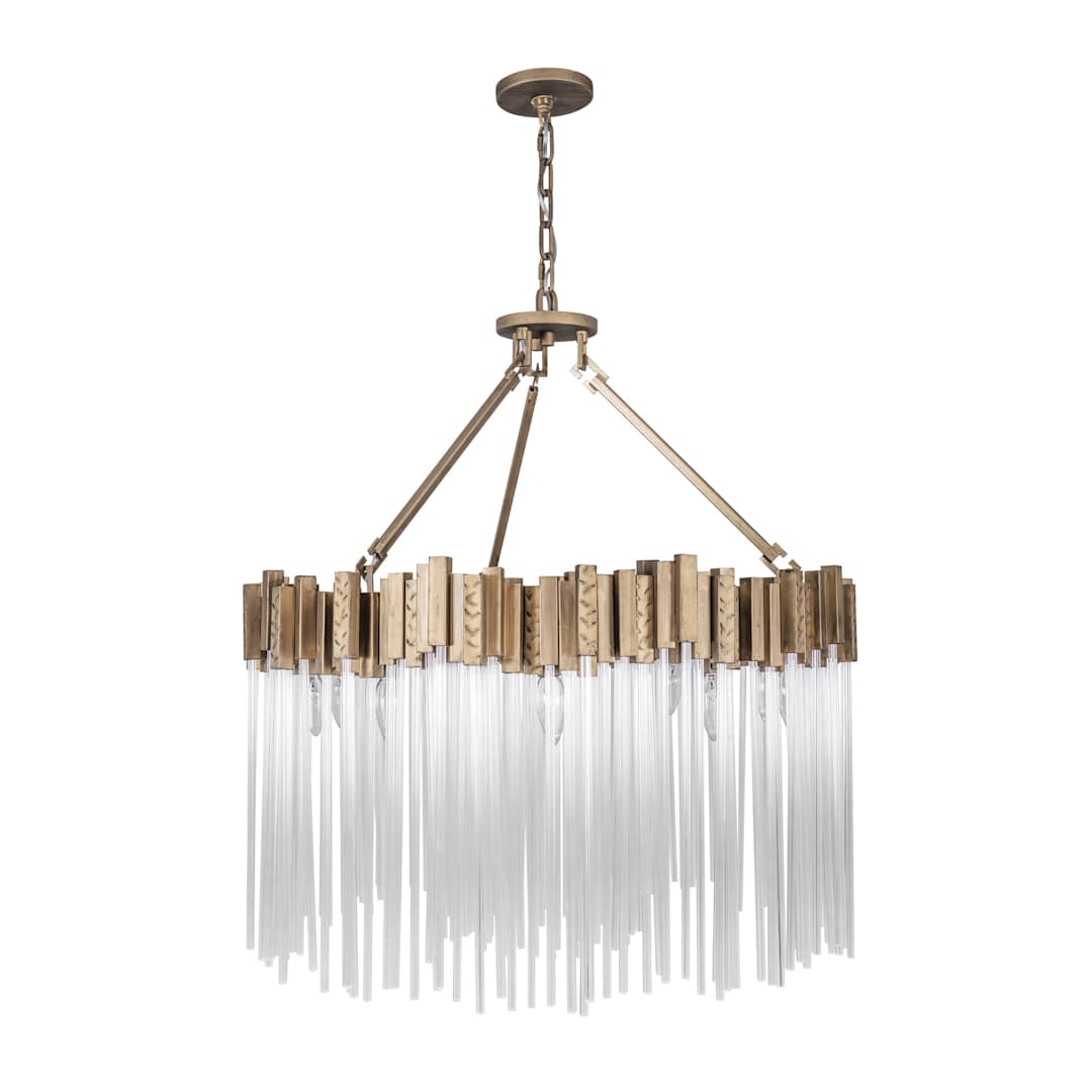 Matrix 10 Light 30" Wide Ring Chandelier