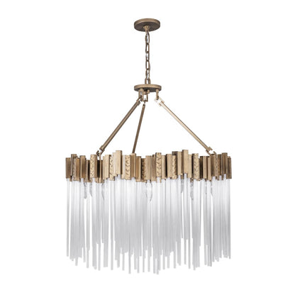 Matrix 10 Light 30" Wide Ring Chandelier