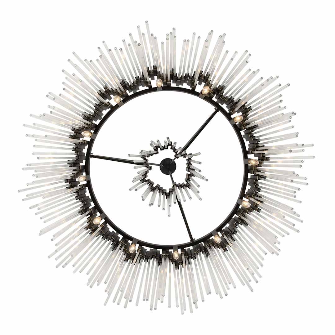 Matrix 12 Light 40" Wide Ring Chandelier