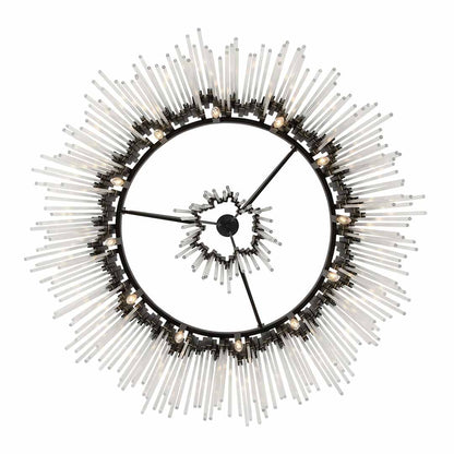 Matrix 12 Light 40" Wide Ring Chandelier