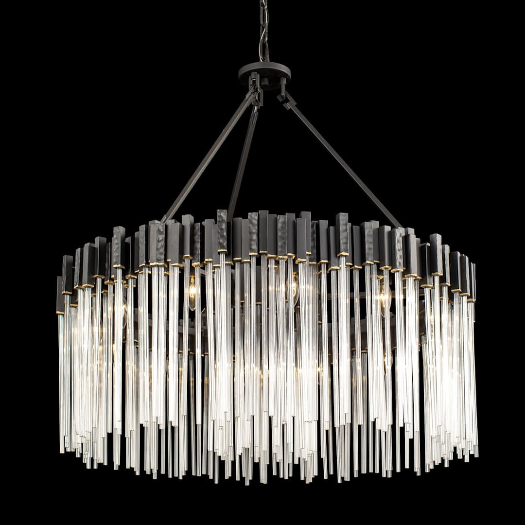 Matrix 12 Light 40" Wide Ring Chandelier