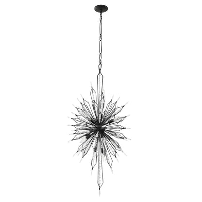 Orbital 20 Light 24" Wide Crystal Sputnik Chandelier