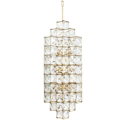 Cubic 14 Light 19" Wide Crystal Chandelier