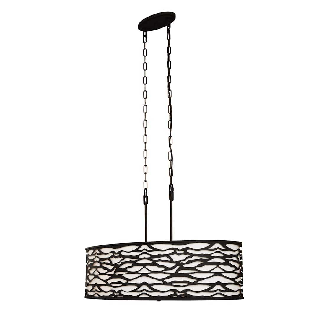 Kato 6 Light 36" Wide Drum Chandelier