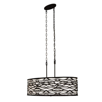 Kato 6 Light 36" Wide Drum Chandelier