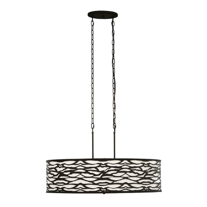 Kato 6 Light 36" Wide Drum Chandelier