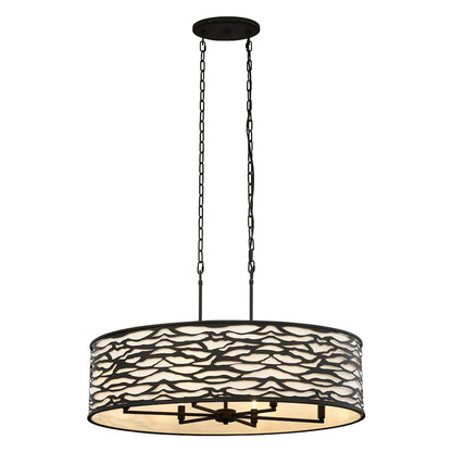 Kato 6 Light 36" Wide Drum Chandelier