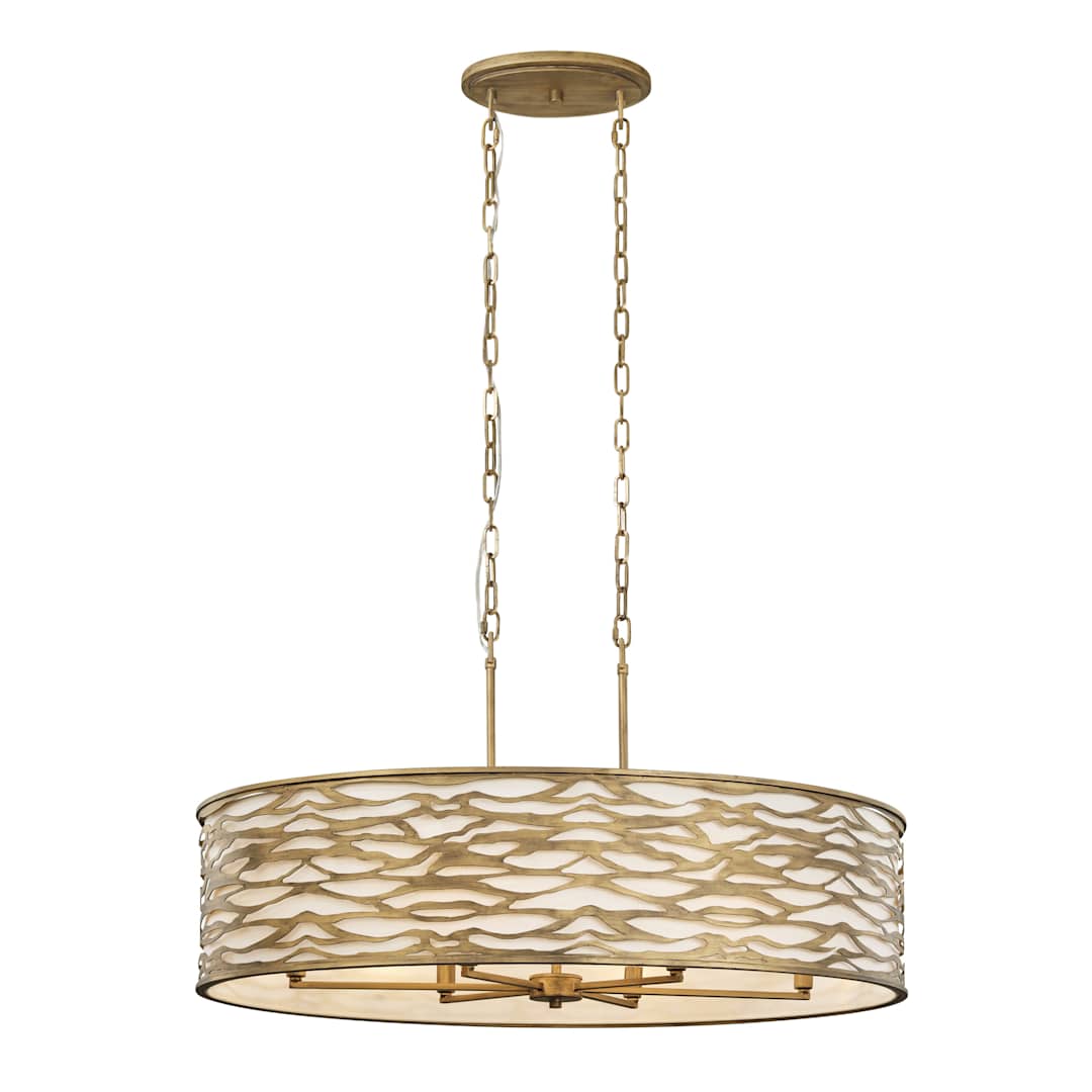 Kato 6 Light 36" Wide Drum Chandelier