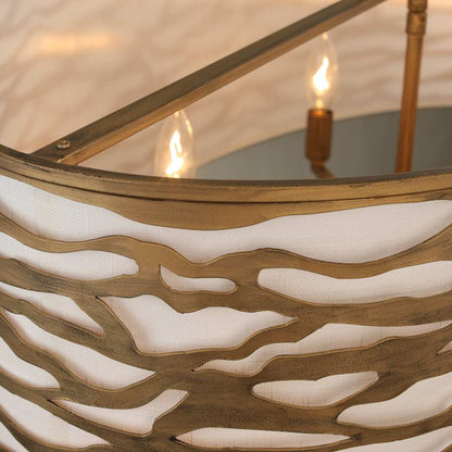 Kato 6 Light 36" Wide Drum Chandelier