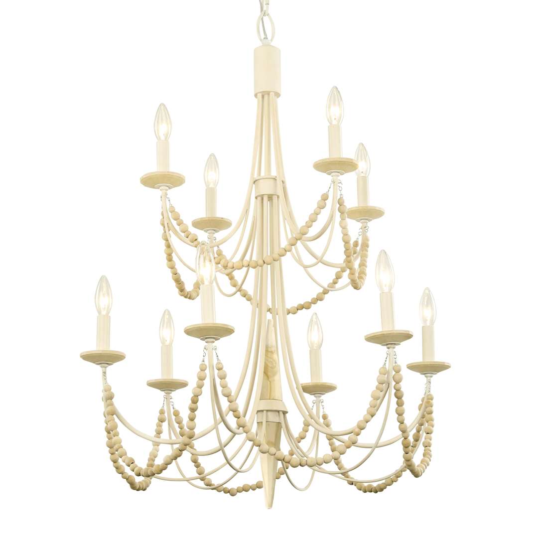 Brentwood 10 Light 26" Wide Taper Candle Style Chandelier