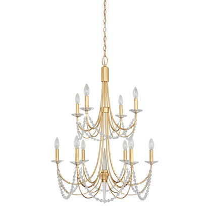 Brentwood 10 Light 26" Wide Taper Candle Style Chandelier
