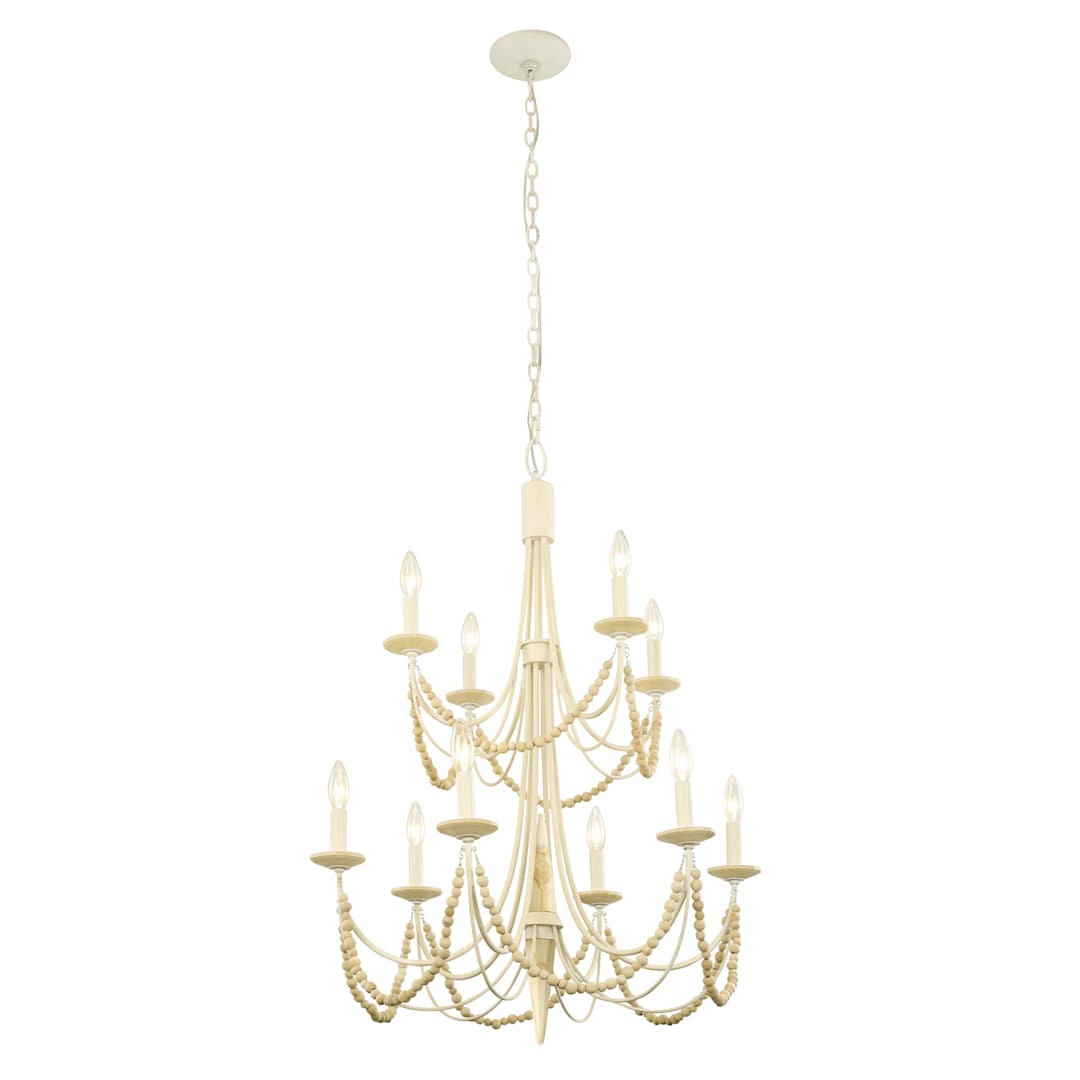 Brentwood 10 Light 26" Wide Taper Candle Style Chandelier