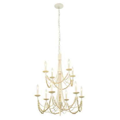 Brentwood 10 Light 26" Wide Taper Candle Style Chandelier