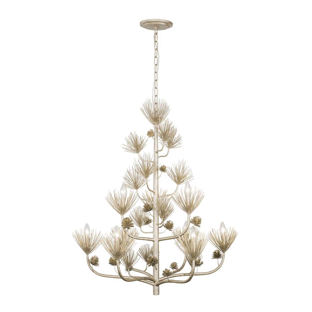 Pinion 9 Light 34" Wide Abstract Chandelier