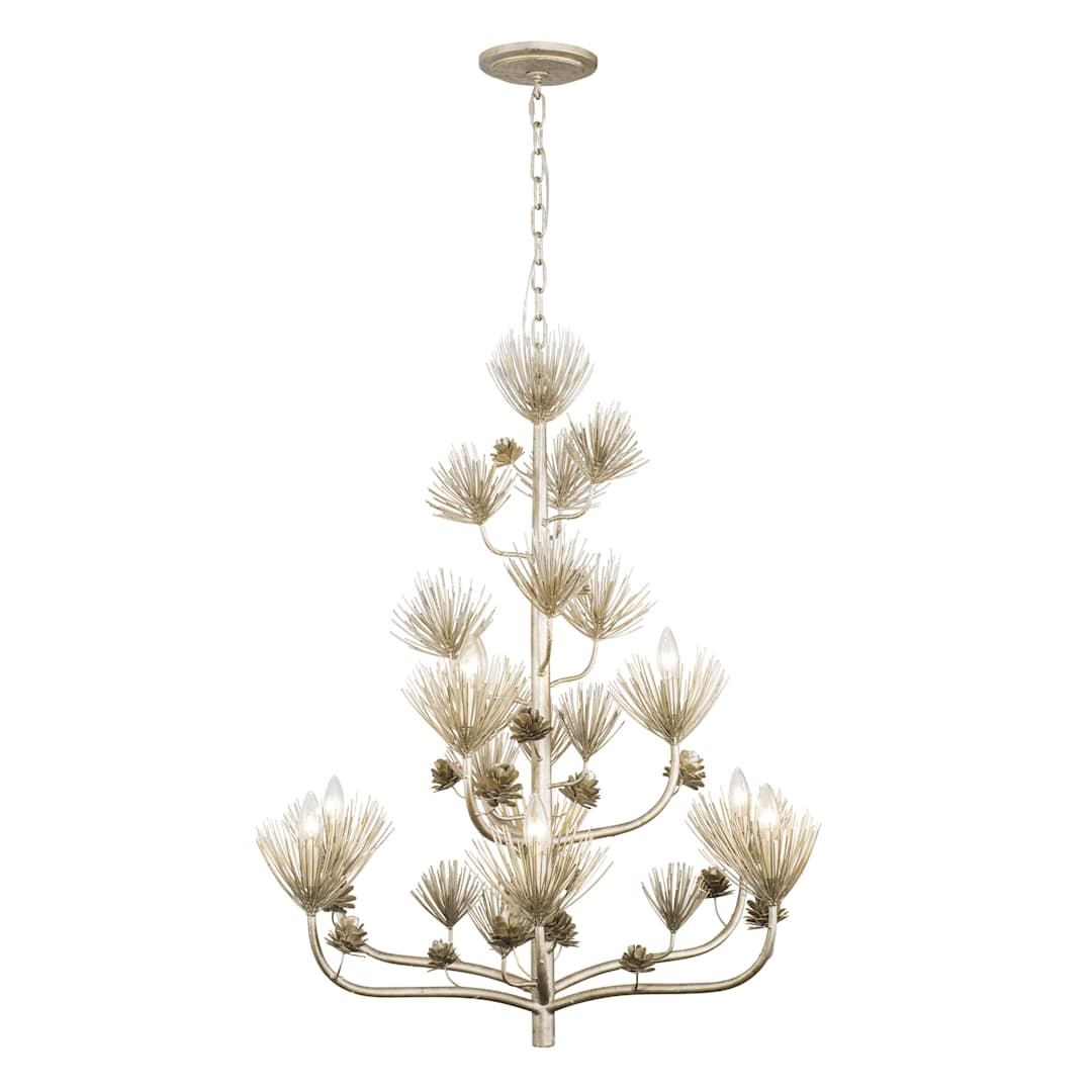 Pinion 9 Light 34" Wide Abstract Chandelier