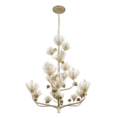 Pinion 9 Light 34" Wide Abstract Chandelier
