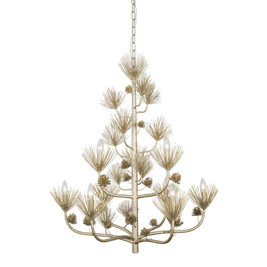 Pinion 9 Light 34" Wide Abstract Chandelier