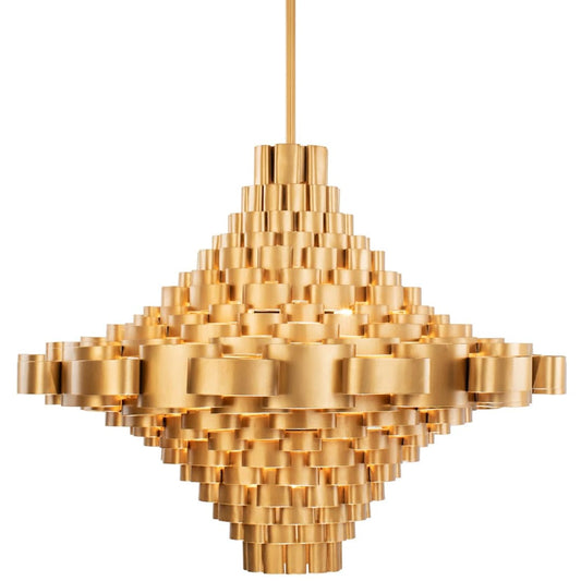 Totally Tubular 17 Light 41" Wide Waterfall Chandelier