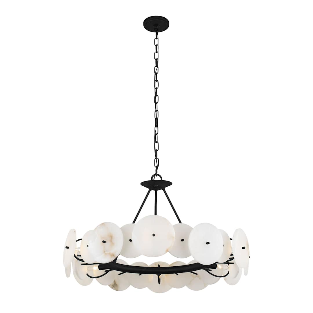 Cosmos 6 Light 30" Wide Ring Chandelier
