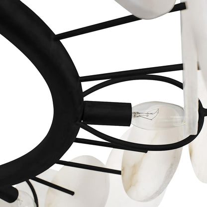 Cosmos 6 Light 30" Wide Ring Chandelier