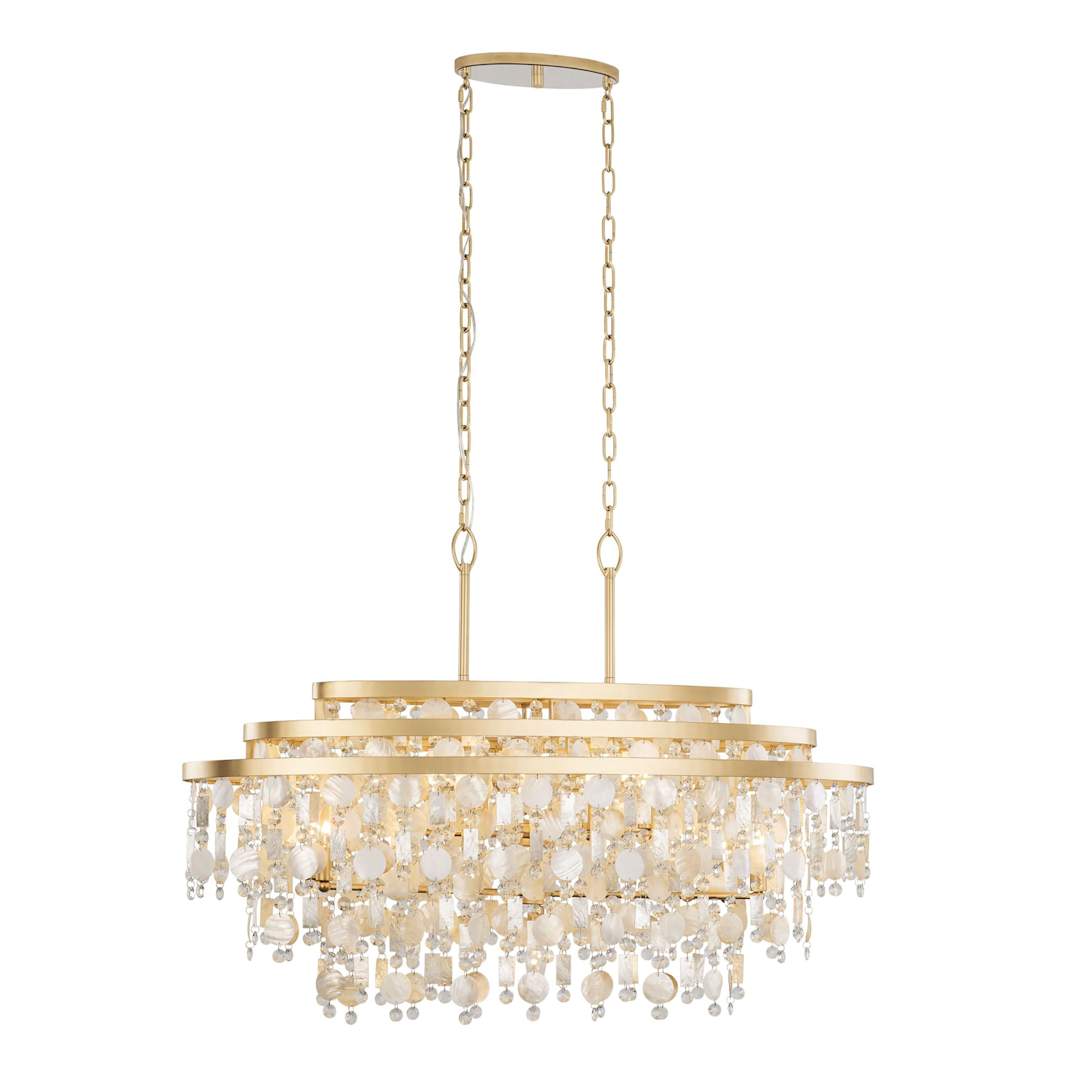 Kalani 9 Light 42" Wide Linear Pendant