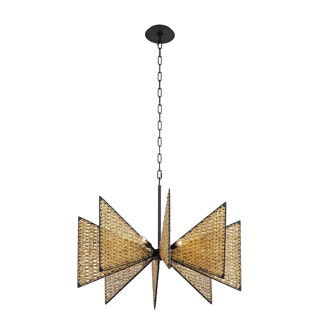 Machina 8 Light 32" Wide Abstract Chandelier