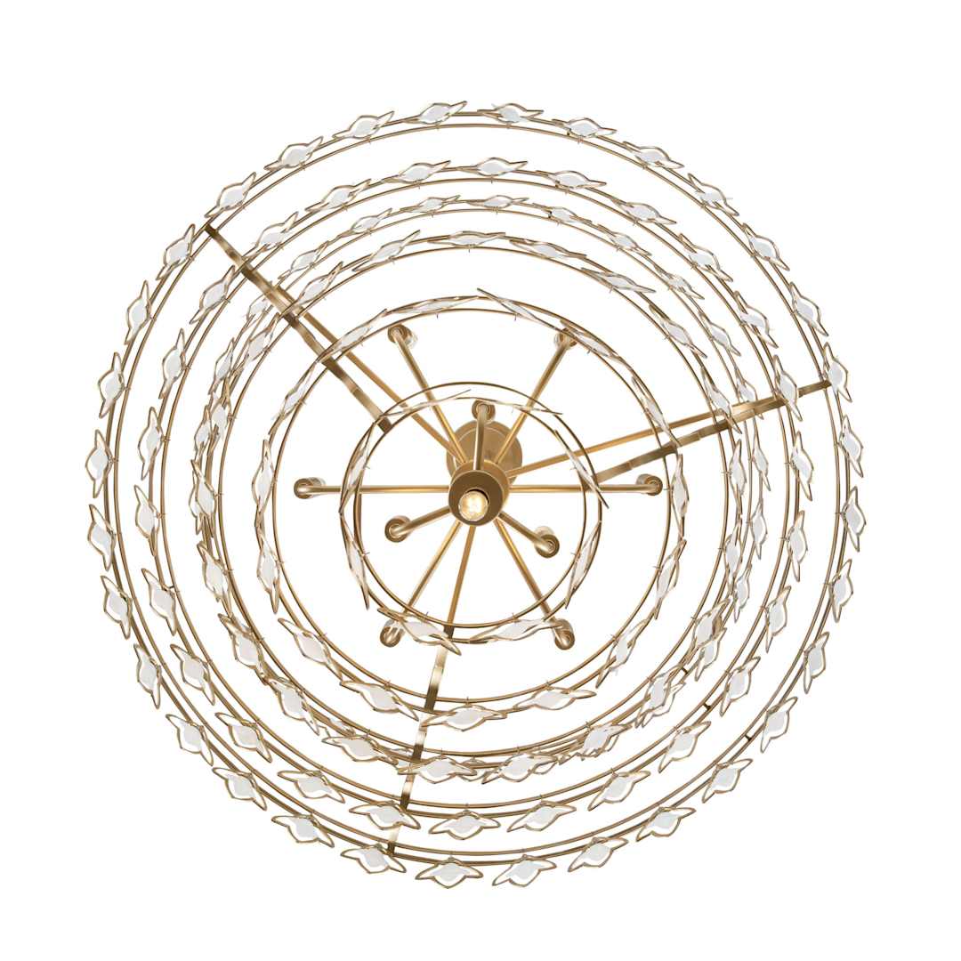 Fleur 10 Light 36" Wide Ring Chandelier