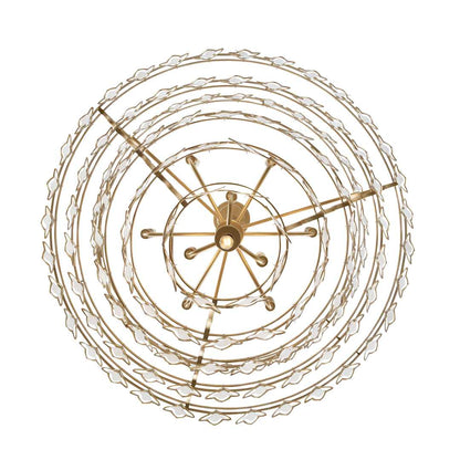 Fleur 10 Light 36" Wide Ring Chandelier