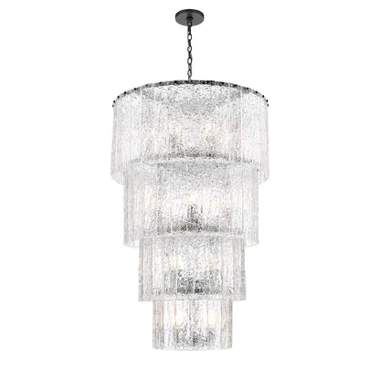 Glacier 18 Light 31" Wide Waterfall Chandelier