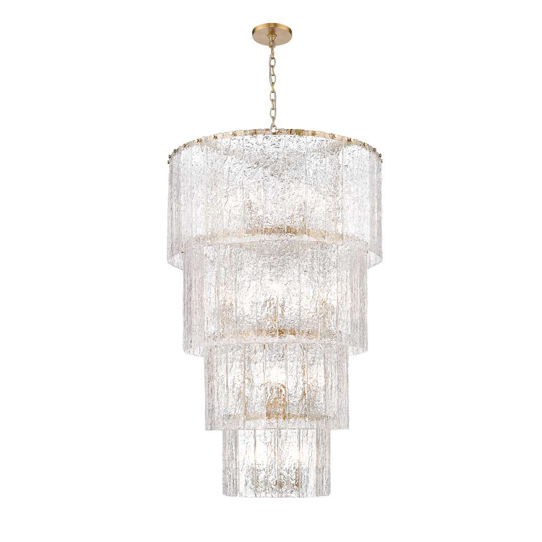 Glacier 18 Light 31" Wide Waterfall Chandelier