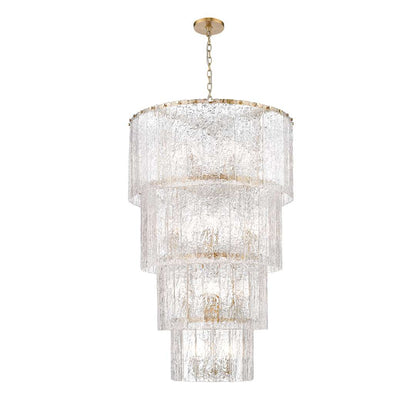 Glacier 18 Light 31" Wide Waterfall Chandelier