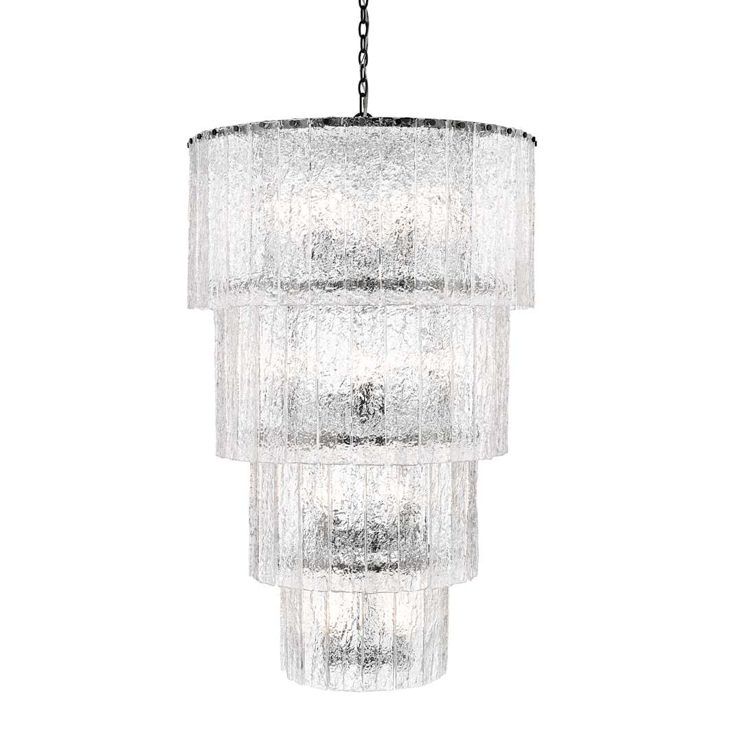 Glacier 18 Light 31" Wide Waterfall Chandelier