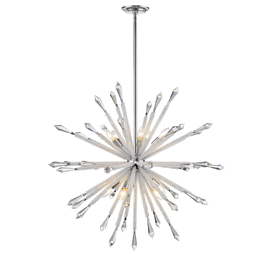 Soleia 10 Light 37" Wide Crystal Sputnik Chandelier