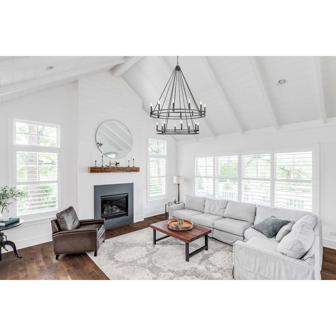 Dennison 20 Light 48" Wide Taper Candle Ring Chandelier