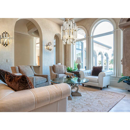 Bova 12 Light 23" Wide Crystal Chandelier