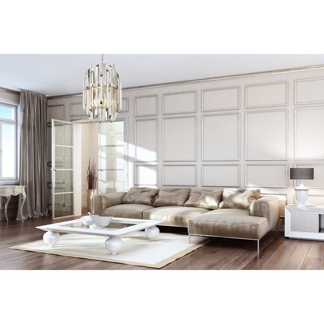 Bova 12 Light 23" Wide Crystal Chandelier