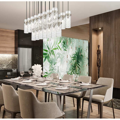 Fontaine 23 Light 21" Wide Linear Chandelier