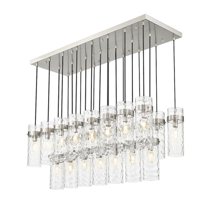 Fontaine 23 Light 21" Wide Linear Chandelier