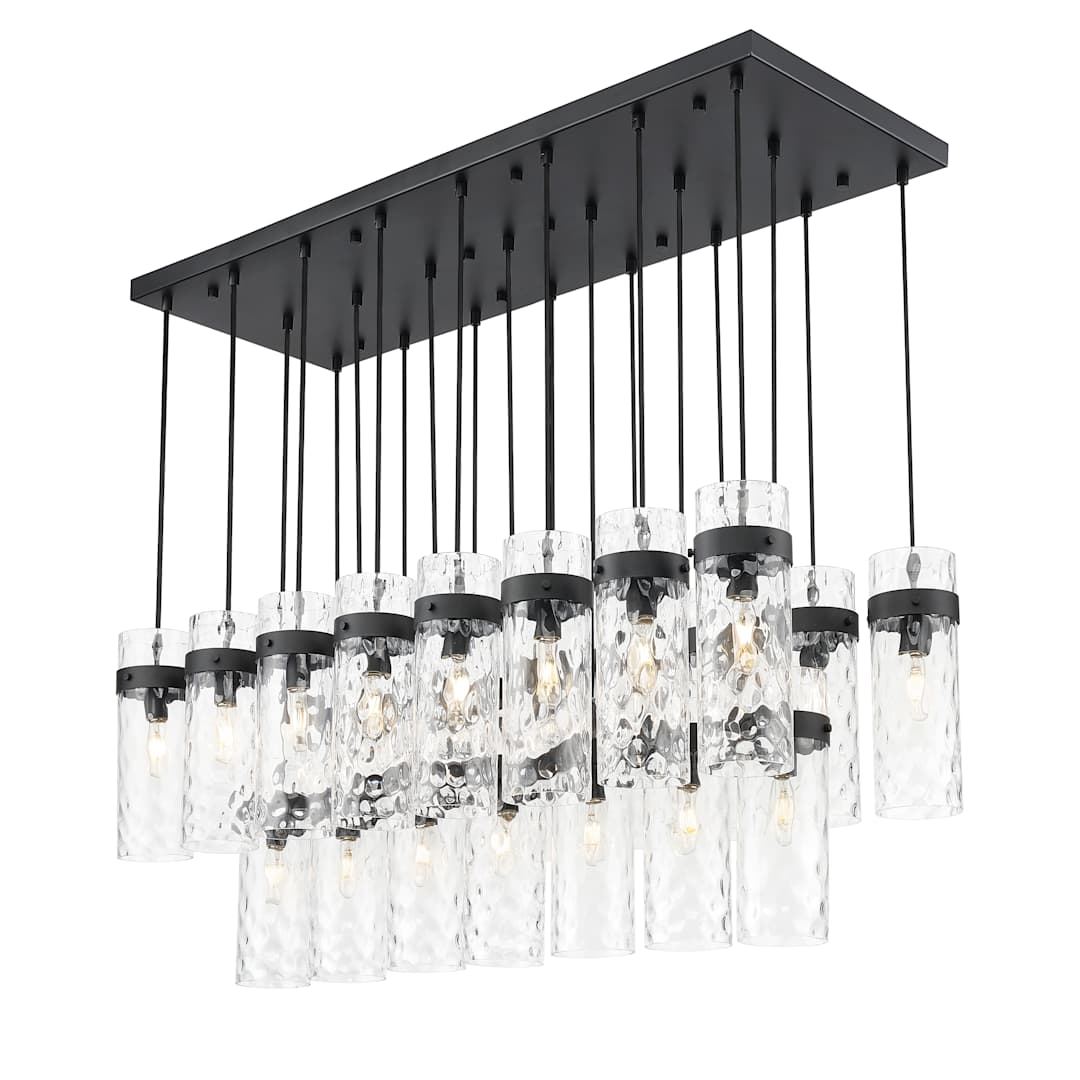 Fontaine 23 Light 21" Wide Linear Chandelier
