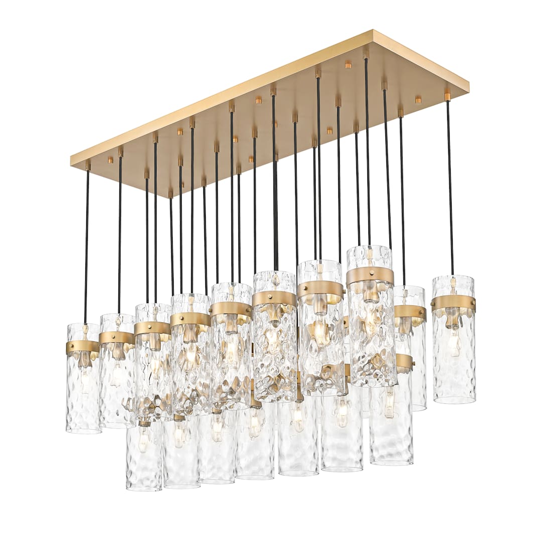 Fontaine 23 Light 21" Wide Linear Chandelier